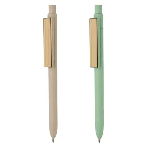 Fiber With Bamboo Clip pen