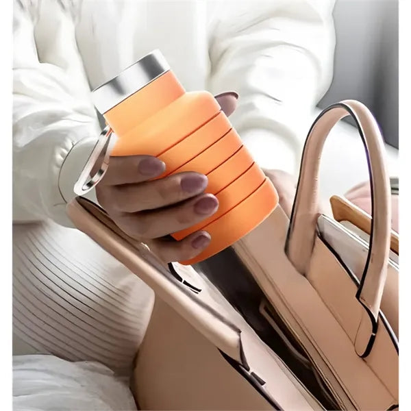 Silicone Folding Cup, Outdoor Sports Water Bottle