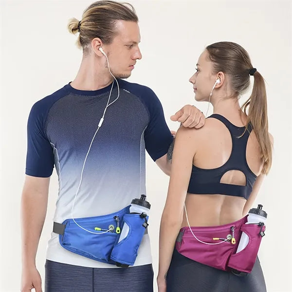 Running Waist Pack Water Bottle Holder Sport Travel Bag