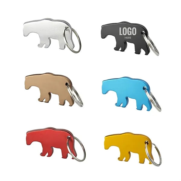 Bear Bottle Opener Keyring
