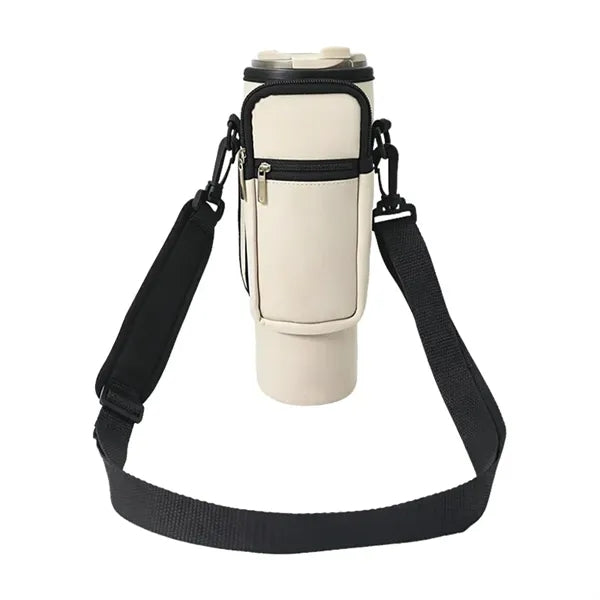 Water Bottle Sling Bag Sleeve Holder Carrier