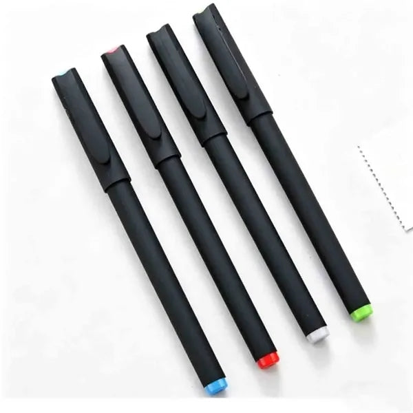 Concise Black Gel Pen