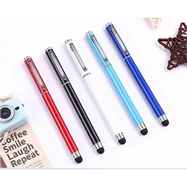 Metal Dual-Use Pen: Stylus & Ballpoint