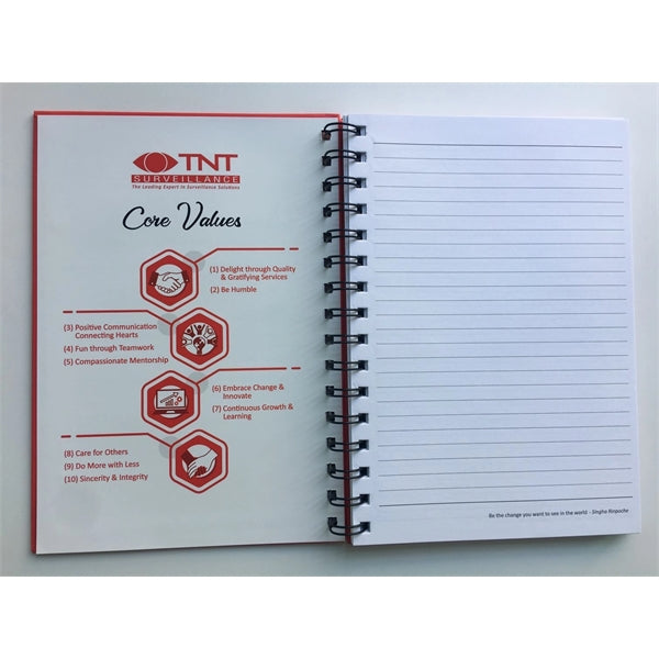 Hard Cover Spiral Notebook