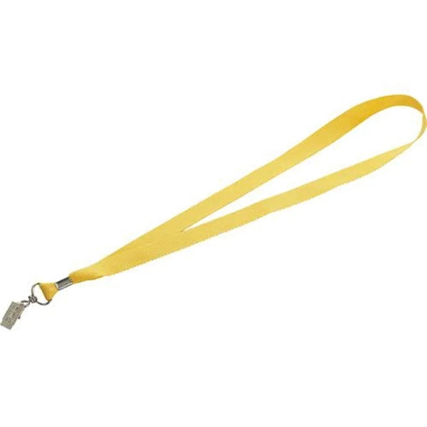 0.75" Lanyard with Metal Bulldog Clip