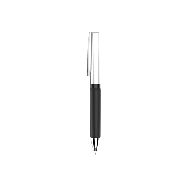 Twist Action Plastic Ballpoint Pens with metal clip