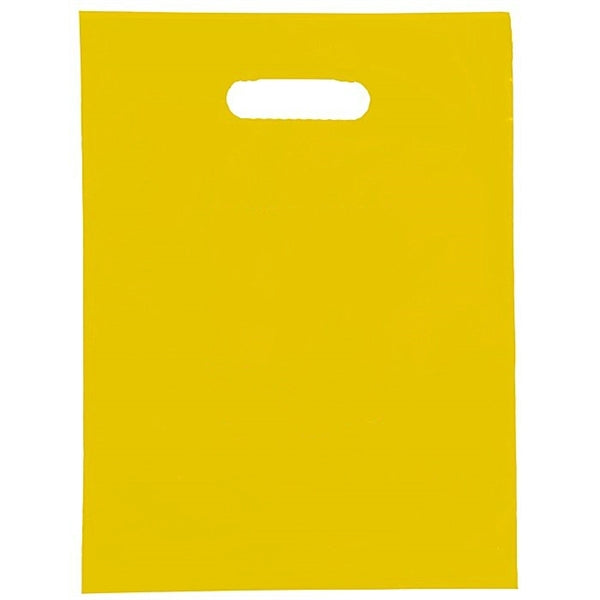 12" x 9" Oxo-Biodegradable Die Cut Handle Plastic Bag