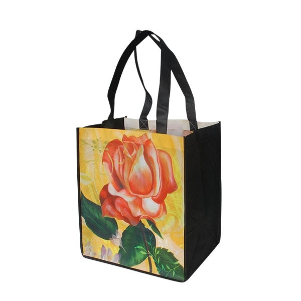 Full Color Shopping Tote Bag with Gusset (13" x 15"x 10")