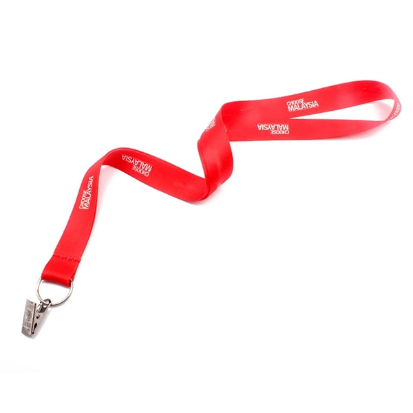 3/4" Bulldog Clip Lanyard