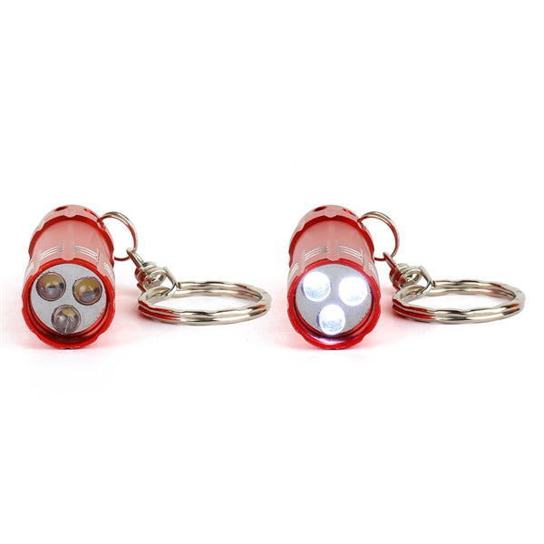 Portable Mini Pocket LED Torch Flashlight Key Ring
