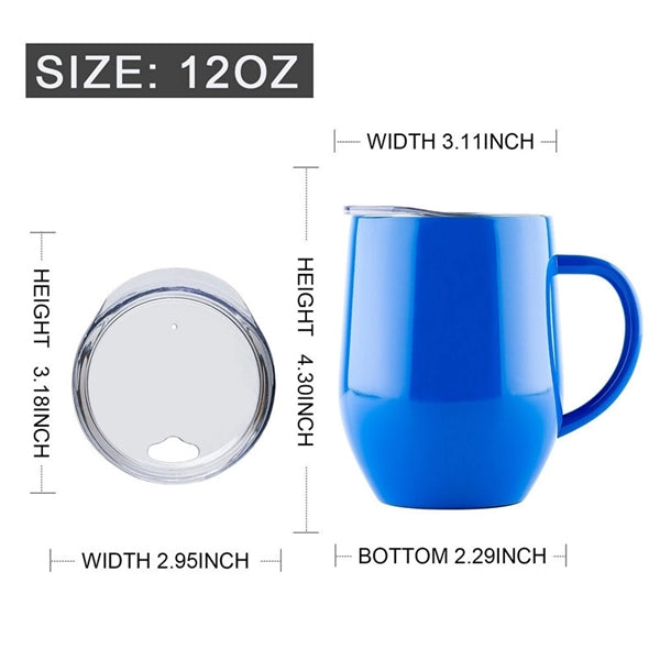 Insulated Coffee Mug Tumbler with Handle