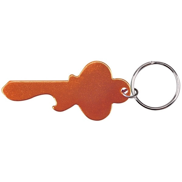 Key shape bottle opener keychain