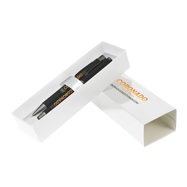 Bowie Ballpoint & Rollerball Gift Set-ColorJet on Pens & Box