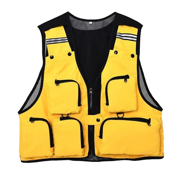 Work Photography Fishing Vest with Pockets
