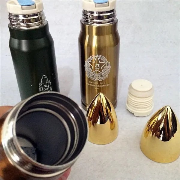 Bullet Shape Stainless Steel Vacuum Cup Thermos Bottle