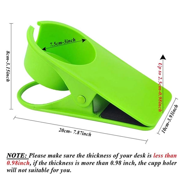 Table Desk Cup Holder Clip