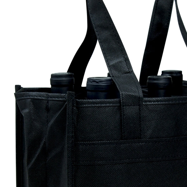 Non-Woven 6 Bottle Wine Tote