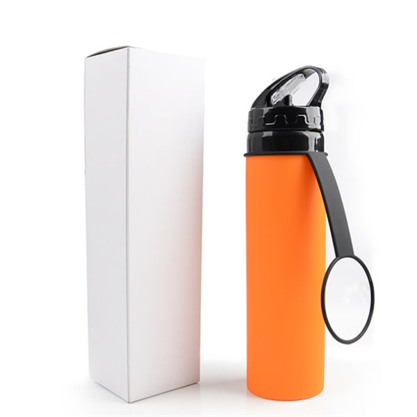 Hydrate Silicone Collapsible Sports Water Bottle 20 Oz