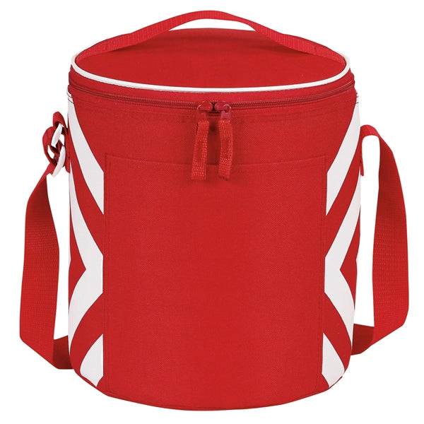 Geometric Print Accent 12-Pack Round Cooler
