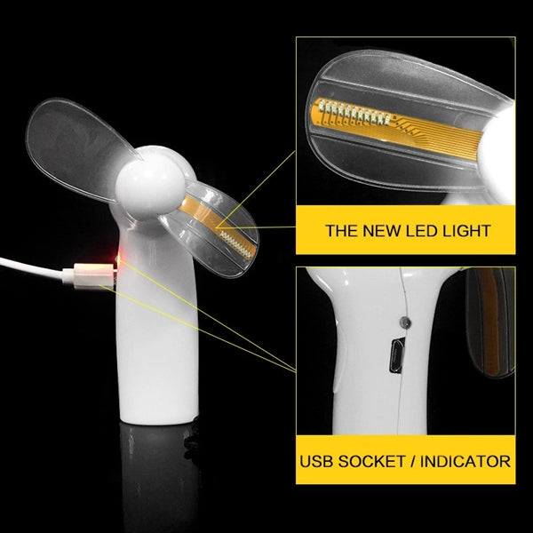 LED Handheld Message Fan