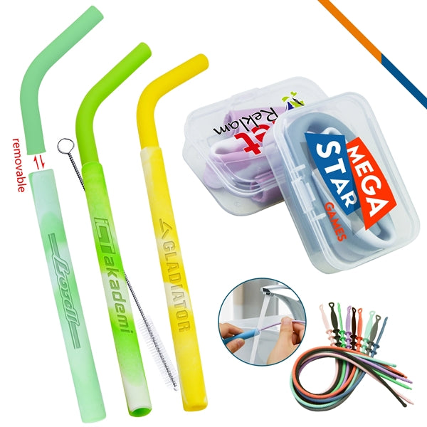 Spirit Silicone Straws