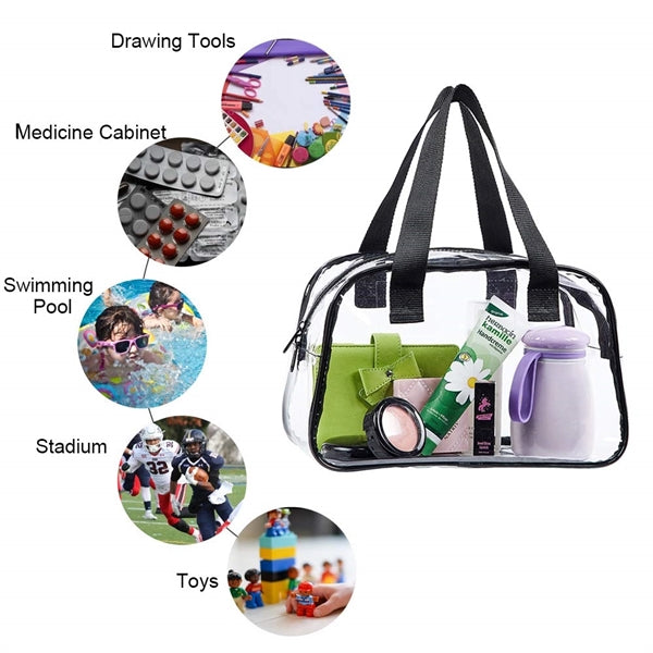 Clear Purse Stadium Approved Transparent Handbag