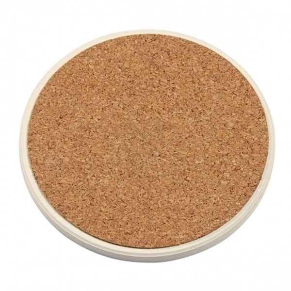 Round Absorbent Stoneware Coaster- 4"