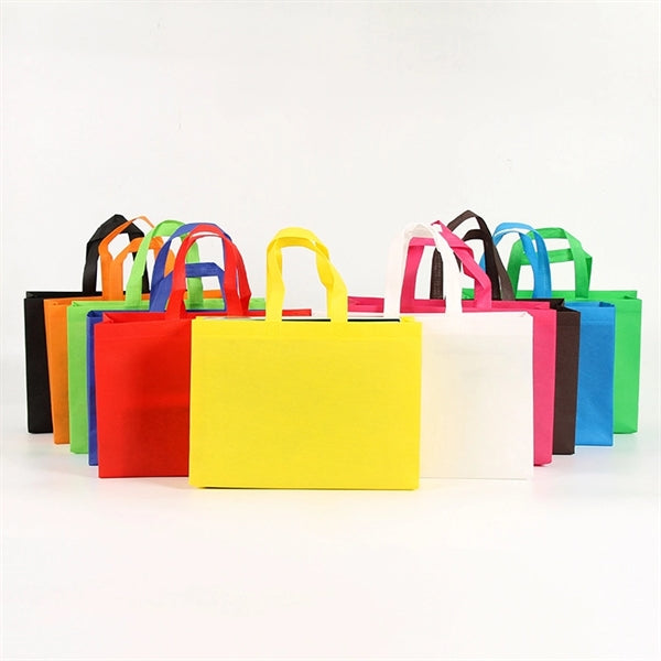 Imprinted Custom Non-Woven Grocery Tote Shopping Bag
