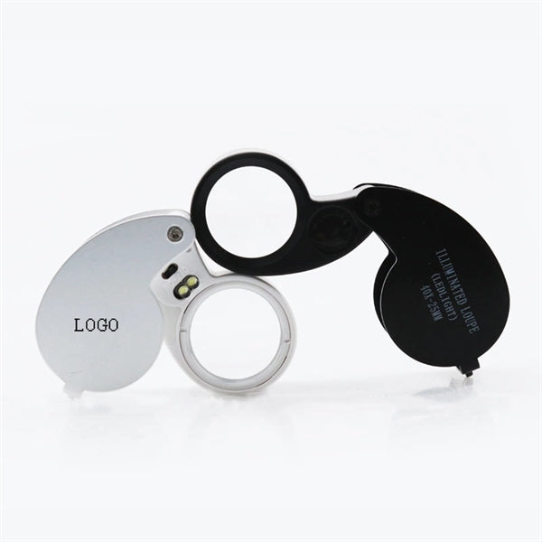 40X 6-shaped Folding LED Magnifier