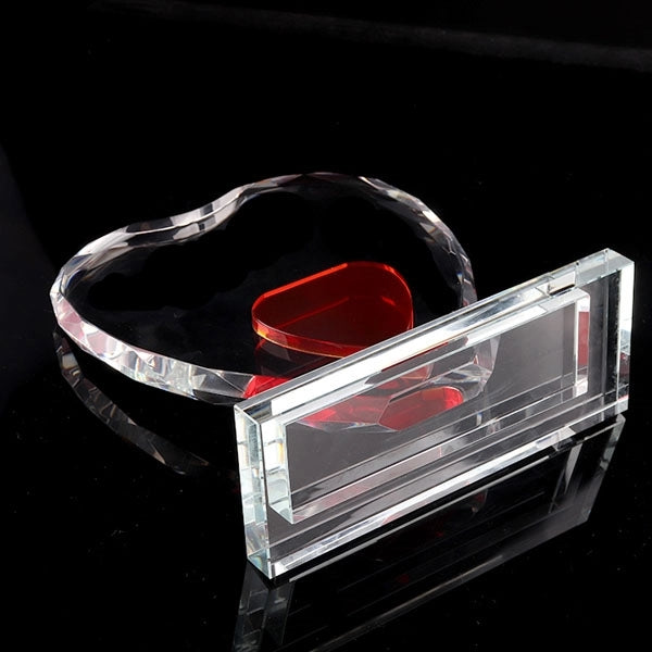 Crystal Red Love Trophy