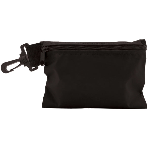 Zippered Valuables Clip on Pouch