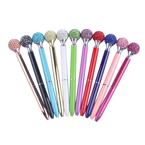 Metal Ballpoint Pen with Crystal