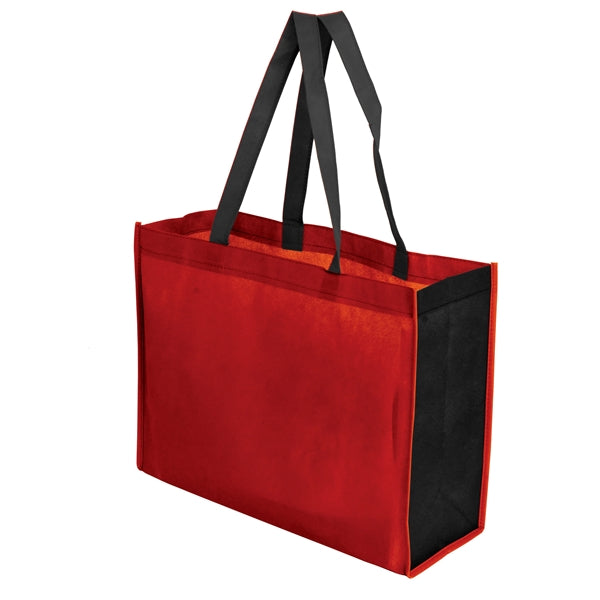 Two-Toned 16" x 12" Tote Bag with 6" Gusset