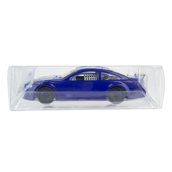 3" 1.64 Nascar style die cast car Blue Reflex C2X (u)
