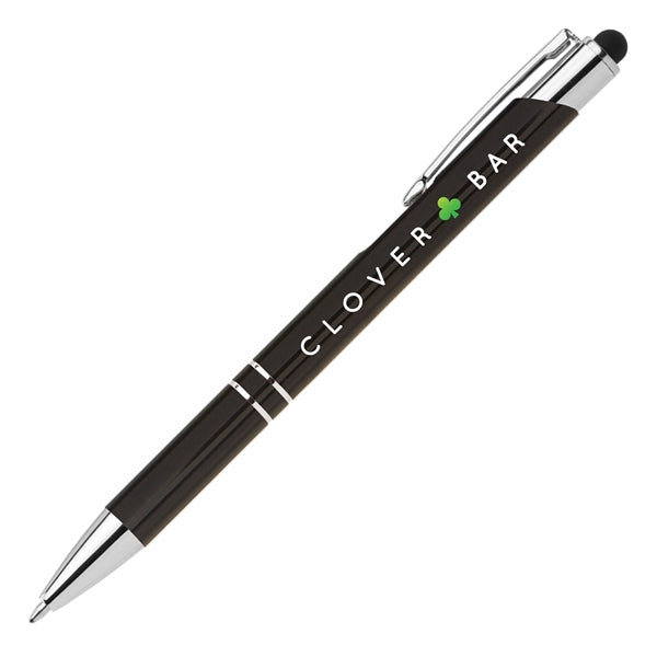 Tres-Chic w/Stylus - ColorJet - Full Color Metal Pen