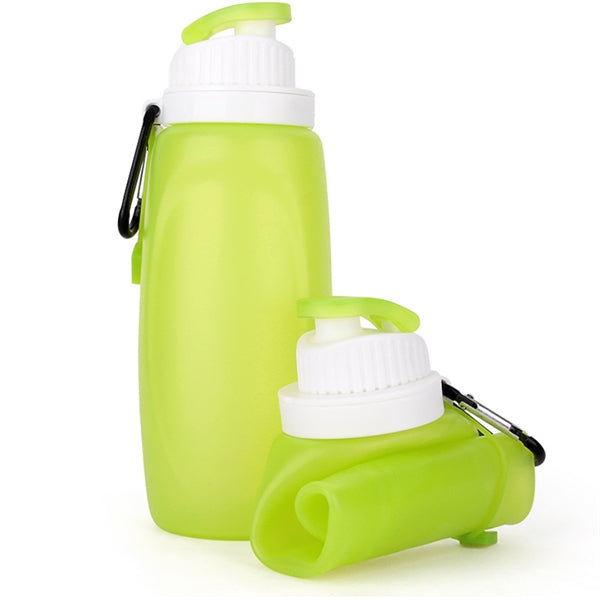 11OZ Silicone collapsible water bottle