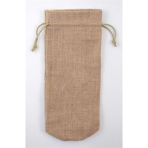 Spirits Jute Burlap Wine Tote