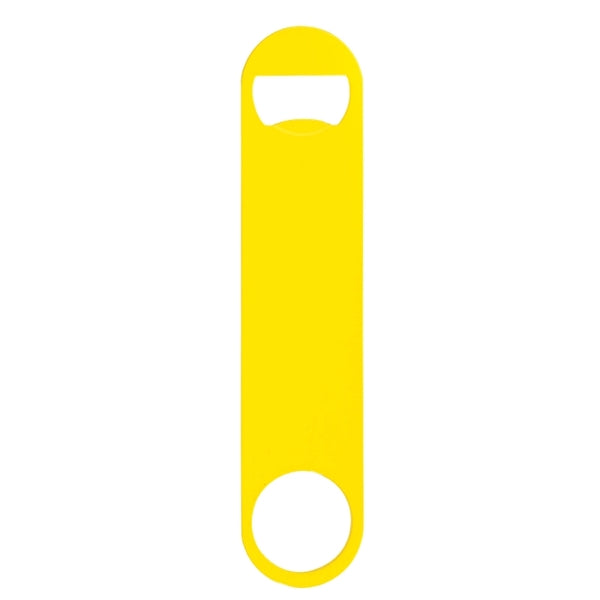 Paddle Style Powder Coated Steel Bottle Opener