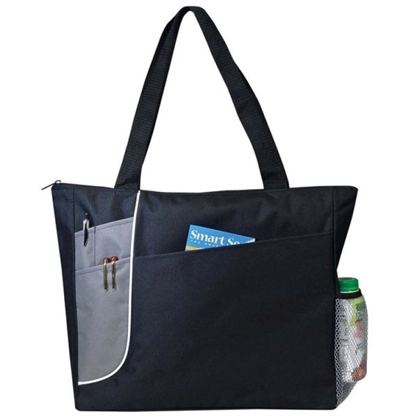 Poly Zippered Tote Bag