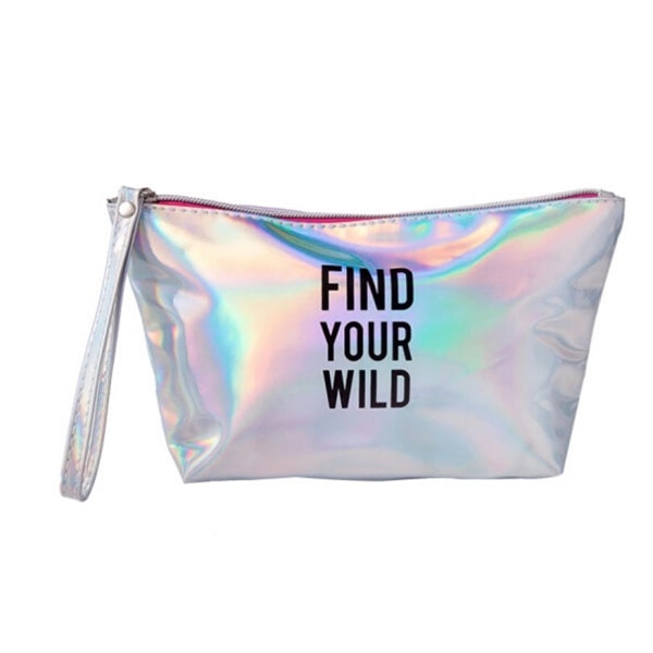 Iridescent Cosmetic Bag