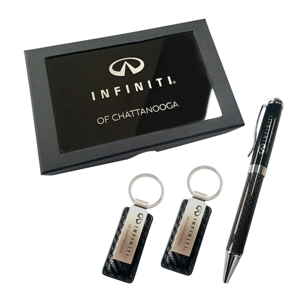 Executive Stylus Pen And Leather Key Fob Box Kit