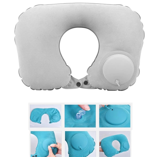Air Pump Inflatable Neck Pillow