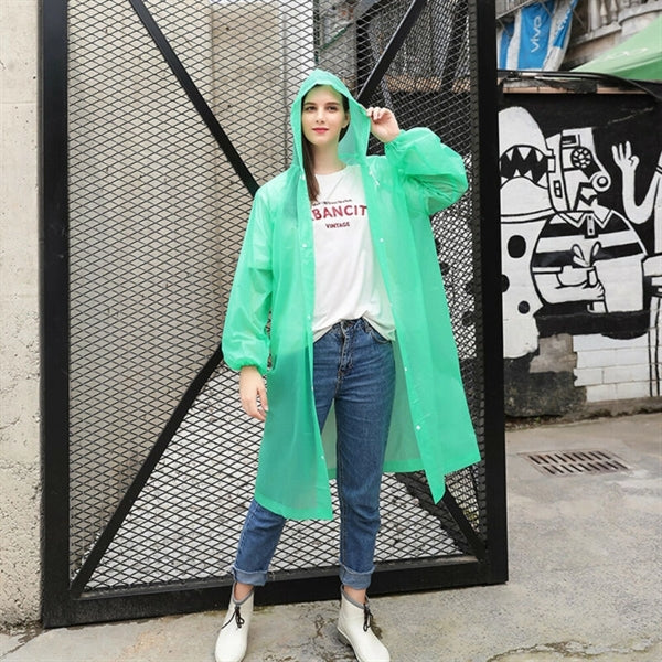 Raincoat Clear Poncho Gown