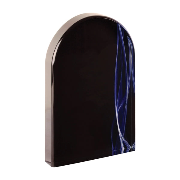 8" Arch Blue Vapor Acrylic
