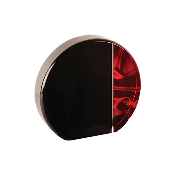 5" Round Red Velvet Acrylic