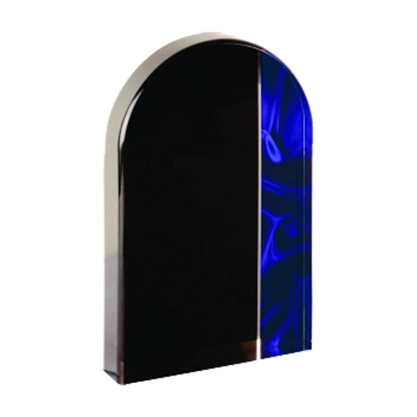 8" Arch Blue Velvet Acrylic