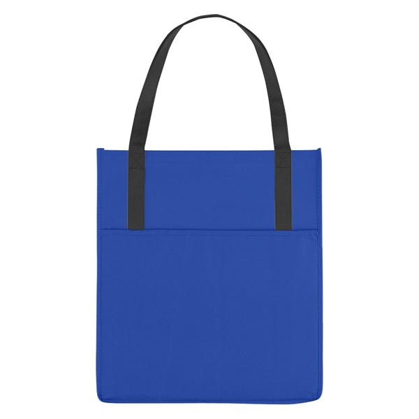 Non-Woven Shopper's Pocket Recycled Tote Bag