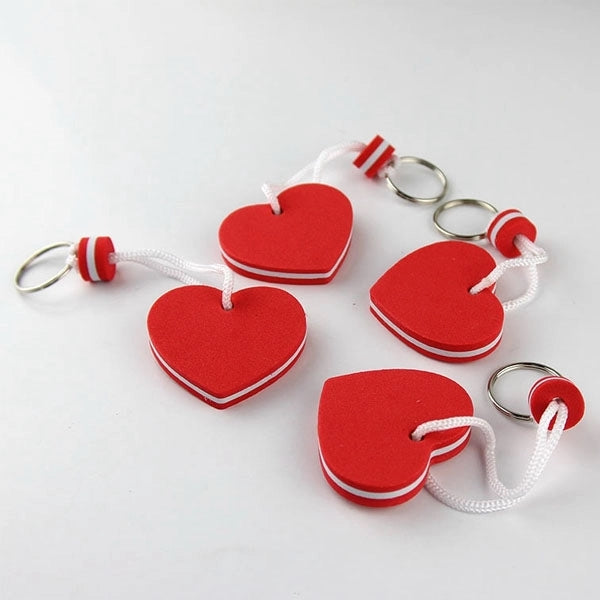Heart shape EVA Floating Key Chain