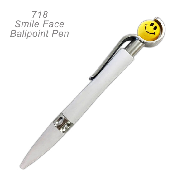 Popular Smile Face Novelty Ballpoint Custom Pens