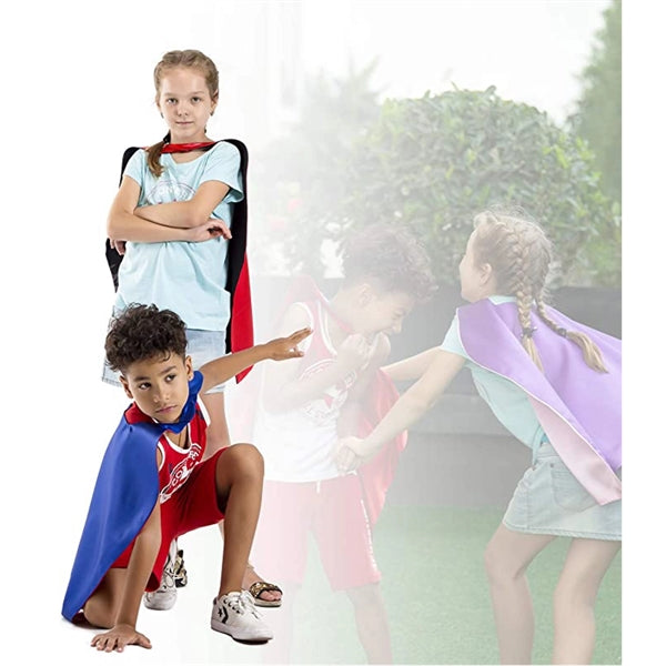 Satin Children Hero Cape Halloween Costume